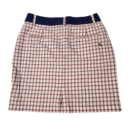 Chervo Red, White & Blue Plaid Skort S - 0