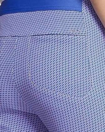 RLX Women's Eagle Nylon Stretch Golf Pants - Geo Print Size 12 MSP$168