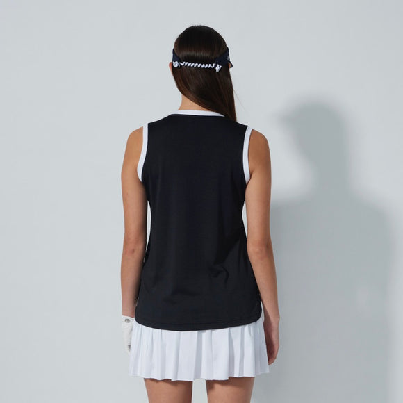 Daily Sports Massy Black Sleeveless Polo MSP$70