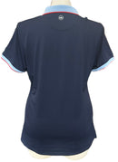 Peter Millar Women's Navy & Light Blue Golf Polo Size XL MSP$110-2