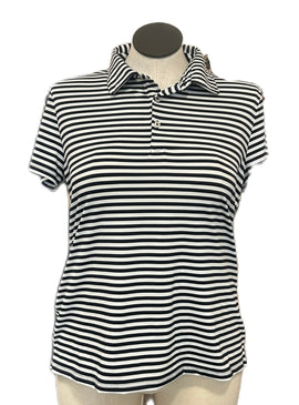 Renwick Women's Navy & White Performance Polo Size XL MSP$95