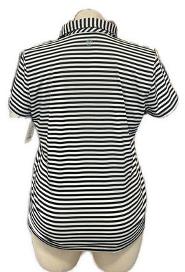 Renwick Women's Navy & White Performance Polo Size XL MSP$95 - 0