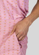 William Murray Pink Cocktail Print Spinner Golf Skort Size L MSP$88-2