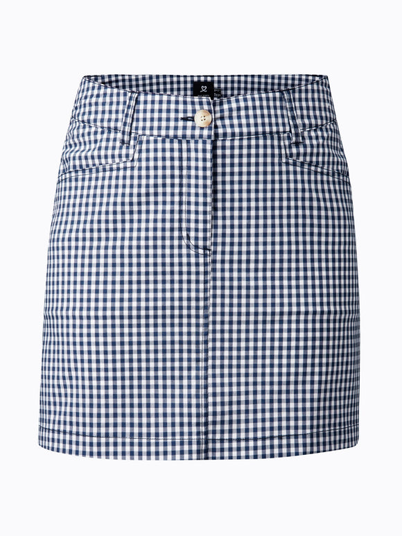 Daily Sports Diane Navy Gingham Golf Skort Size 12 MSP$148