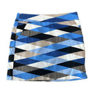 Loudmouth Blue, Black & White Diamonds Print Golf SKort Size 4 MSp$99-1
