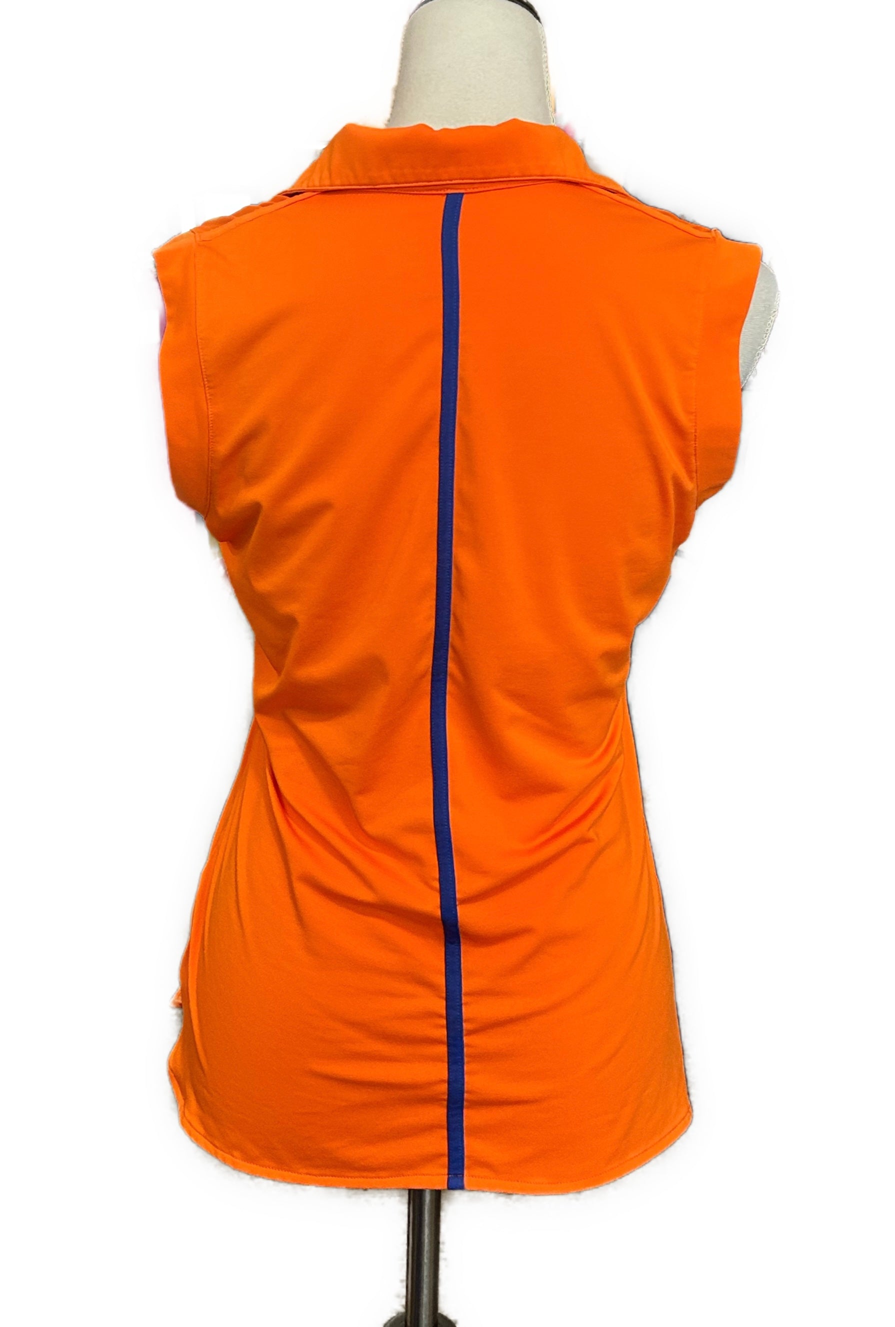 EP Sport Women's Orange Sleeveless Golf Polo Size S MSP$68 - 0