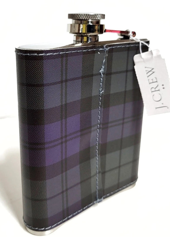 J. Crew Black Watch Plaid Flask MSP$49.50