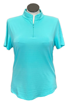 Buy teal Ibkul Women&#39;s Short Sleeve Golf Polo Size XL MSP$89