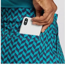 Lady Hagen Teal & Navy Herringbone Golf Skort Size 16-3