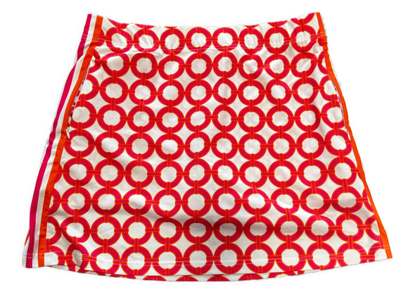 Gretchen Scott Orange & Pink Patterned Women's Golf Skort Size XL