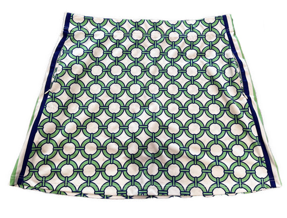 Gretchen Scott Blue & Green Patterned Women's Golf Skort Size XL
