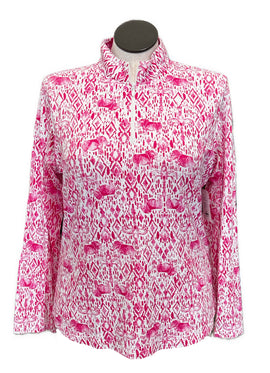 Ibkul Elephant Printed Women's Pullover Size XL MSP$91