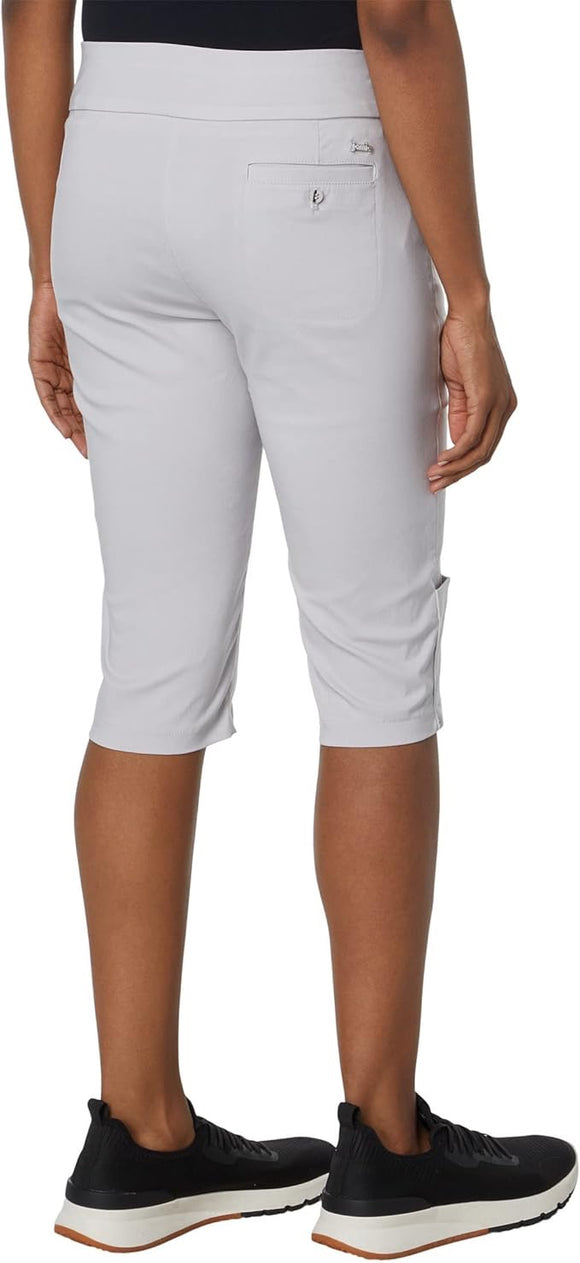 New Jamie Sadock Skinnylicious 24.5" Knee Capri- Mercury Size 8 MSP$117