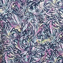 New EP NY Cap Sleeve Paisley Print Mandarin Golf Polo Size M MSP$84-3