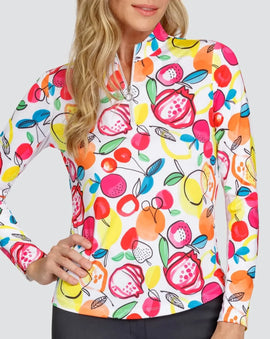 New Tail Brigatta Mango Tango Longsleeve Golf Sunshirt Size XS MSP$89