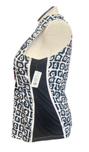 Tail Black & Blue Square Patterned Women's Sleeveless Golf Top Size XL-2