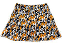 GGBlue Orange & Navy Patterned Pull-on Women's Golf Skort Size L-1