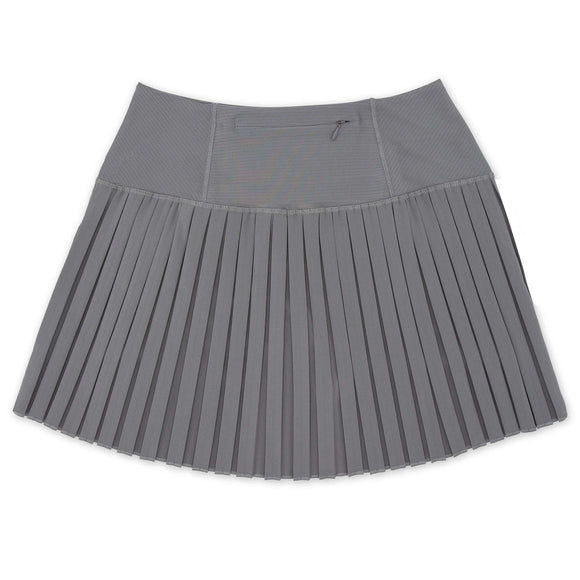 New Adair Active Gunmetal Rylan Pleated Skort Size L MSP$94