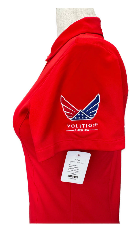 New Red Puma Volition Women's Pounce Short Sleeve Golf Polo MSP$55