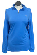 Coolibar Solid Blue Long Sleeve Sun Shirt Size L MSP $85-1