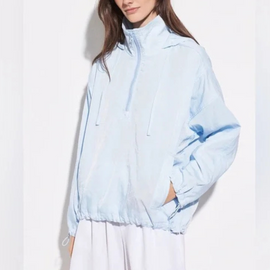 Vince Light Blue Active Weather Hoodie Size XL MSP $395