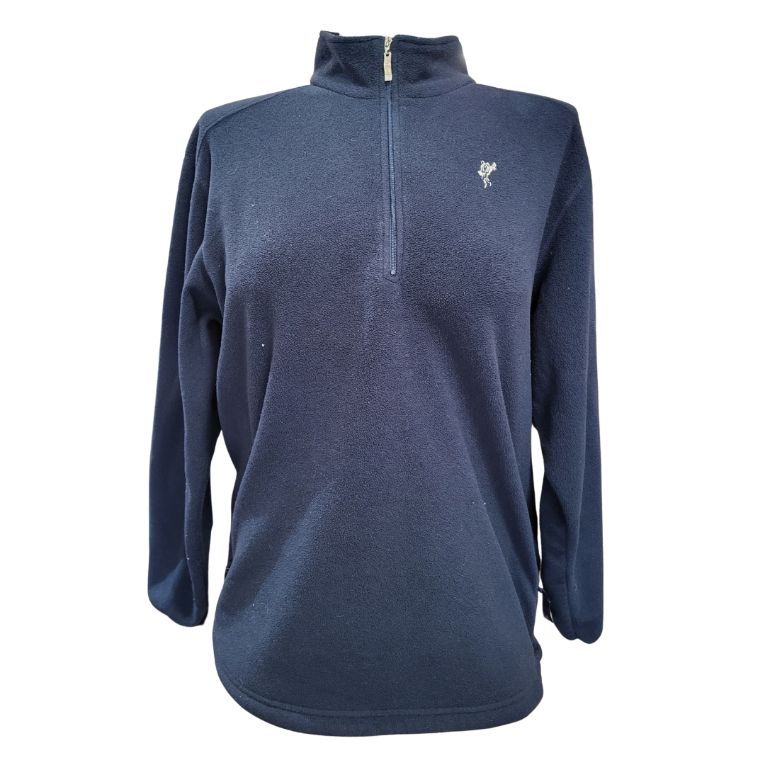 Women's Ashworth Navy Lined Fleece Pullover Size XL