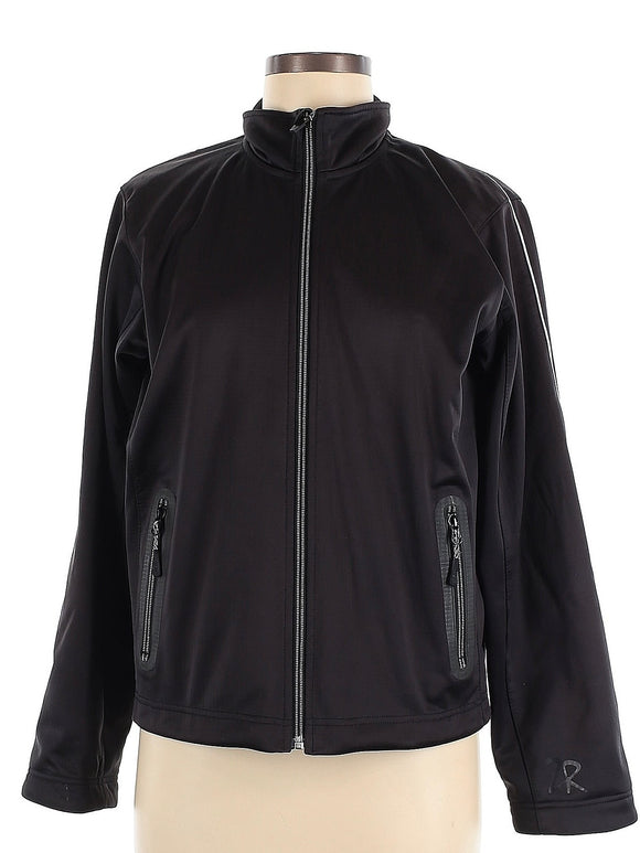 Zero Restriction Women's Black Full-Zip Jacket Size M MSP$255