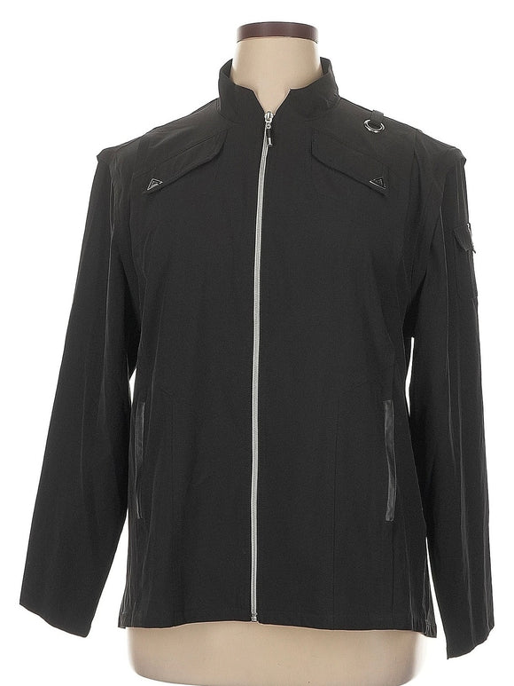 Jamie Sadock Black Women's Full-Zip Jacket & Vest Size XL MSP$150