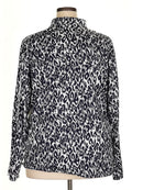 Tail White Label Navy & White Animal Print Pullover Size 3X-2