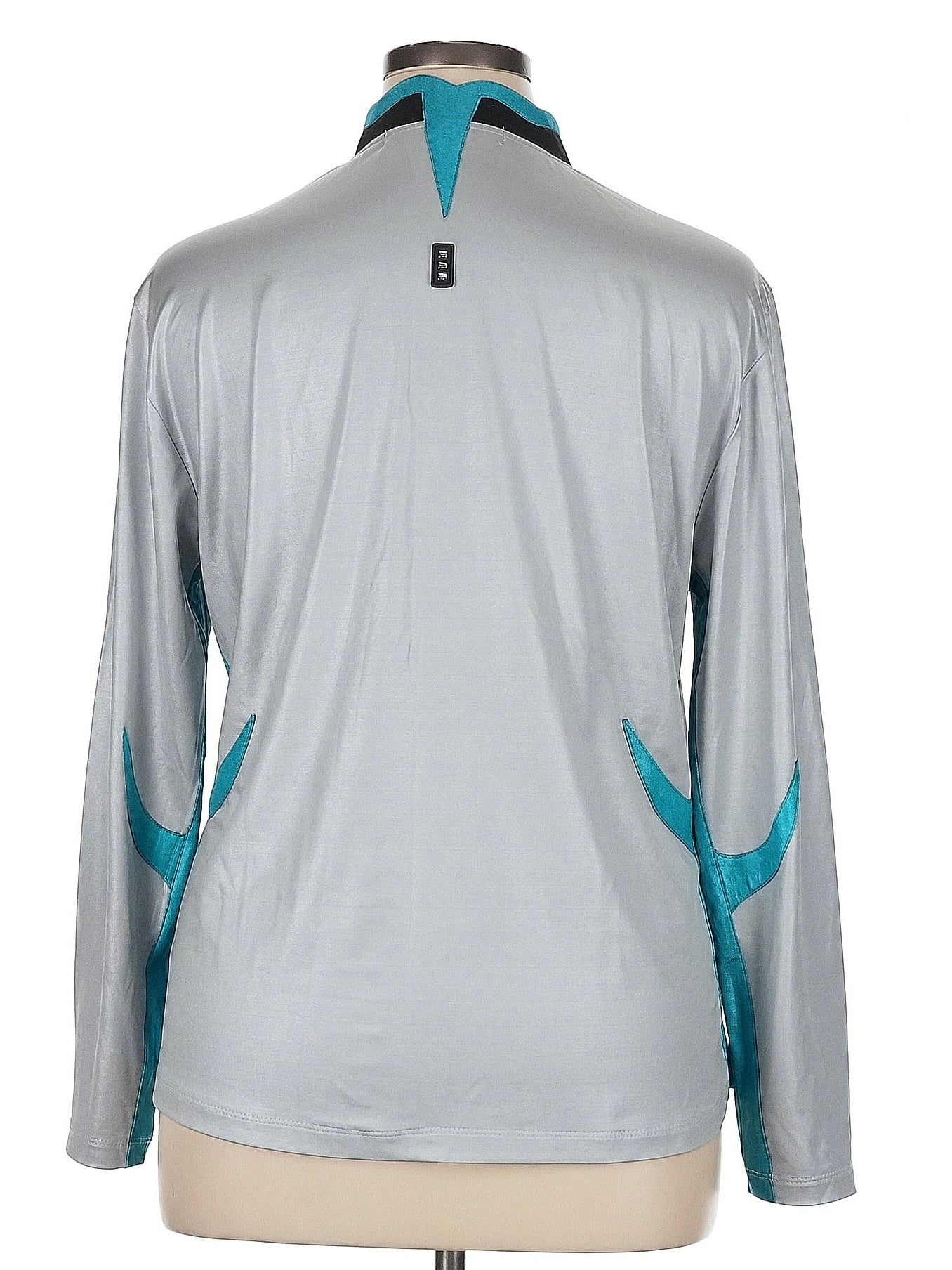 Jamie Sadock Women's Silver & Blue Golf Pullover Size XL MSP$99 - 0
