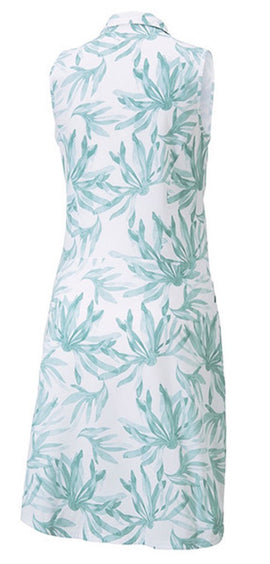 New Puma White Palm Sleeveless Golf Dress Size XS MSP$90 - 0