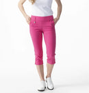 New Daily Sports Women's  Pink Magic Capri Golf Pants Size 8 MSP$-2