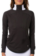 New Golftini Black Quarter Zip-1