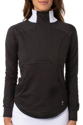 New Golftini Black Quarter Zip