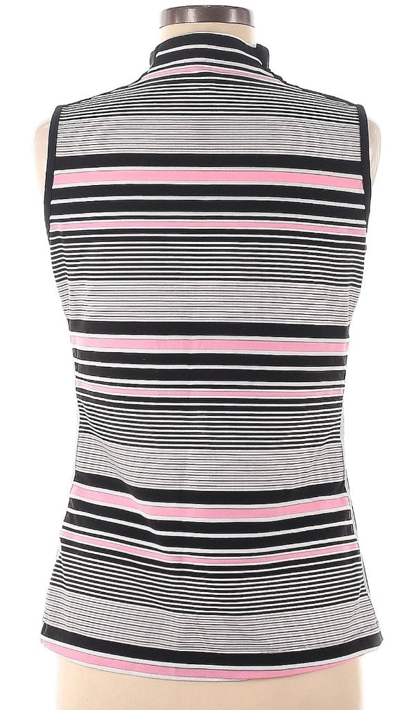 New Tail Activewear Ridged Jacquard Sleeveless Golf Top MSP$92 - 0