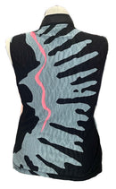 Jamie Sadock Women's Black, Gray & Pink Sleeveless Golf Top Size L MSP$90-2