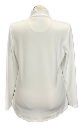 New Greg Norman White & Pearl Women's Golf Pullover Size XL MSP $64 - 0