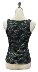 Krimson Klover Camo & Black Reversible Women's Athletic Top Size S-2