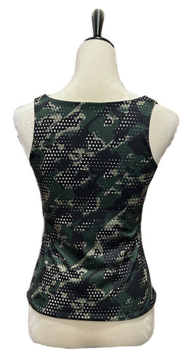 Krimson Klover Camo & Black Reversible Women's Athletic Top Size S - 0