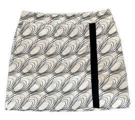 EP NY Black & White Dashed Circle Print Golf Skort Size L MSP$102