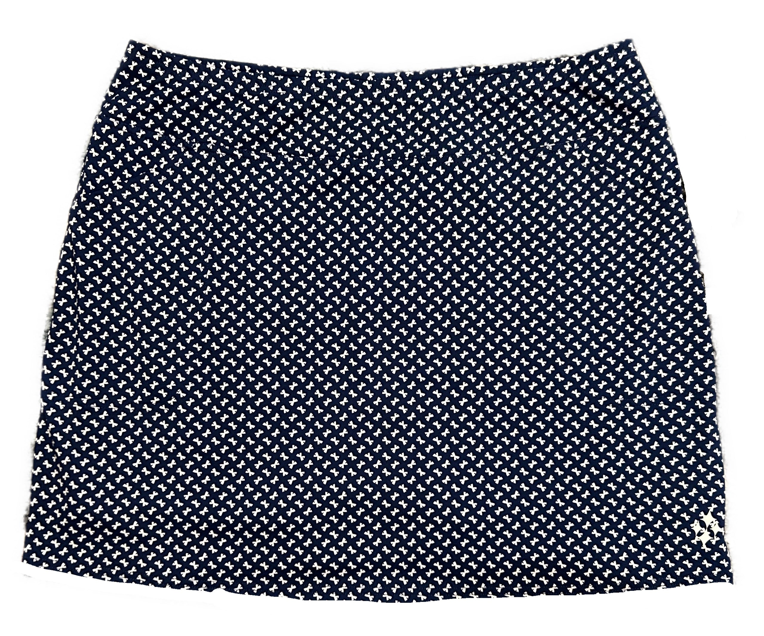 Jofit Navy Bowtie Print Mina Golf Skort Size XL MSP$90