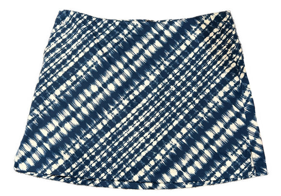 Lady Hagen Blue & White Tie-dye print Golf Skort Size 16