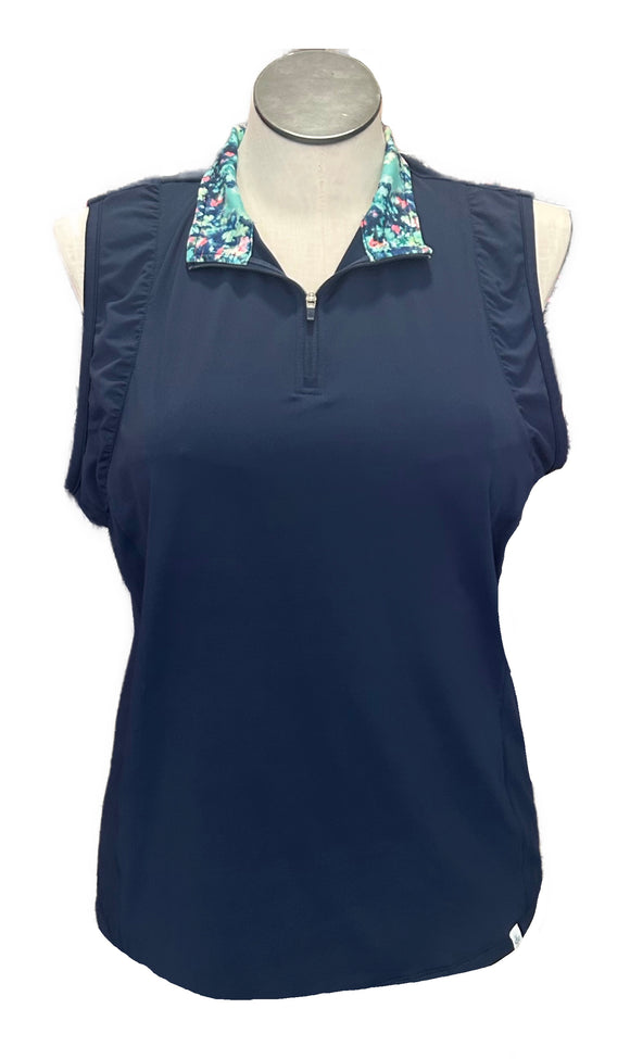 Lady Hagen Navy Sleeveless Golf Top Size XL