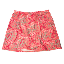 Jofit Pink & Coral Palm Leaves Mina Golf Skort Size L MSP$98