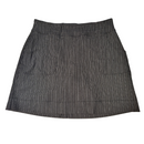 Jofit Black & Gray Striped Stretch Slimmer Golf Skort Size L MSP$88-1