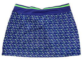 New PGA Tour Purple, Green & White Flamingo Patterned Women's Golf Skort Size XL