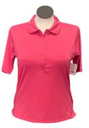 Golftini Pink Women's Short Sleeve Golf Top Size XL-1