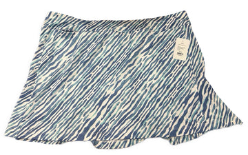 Coral Bay Blue Zebra Striped Golf Skort Size PXL
