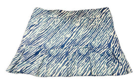 Coral Bay Blue Zebra Striped Golf Skort Size PXL - 0