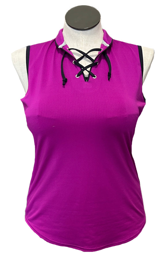 Jofit Magenta Women's Sleeveless Golf Top Size M